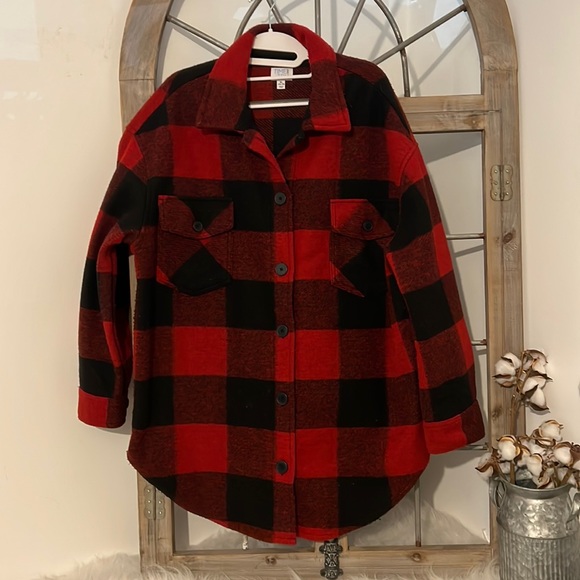 Time and Tru Jackets & Blazers - Time and Tru Buffalo Plaid Shacket